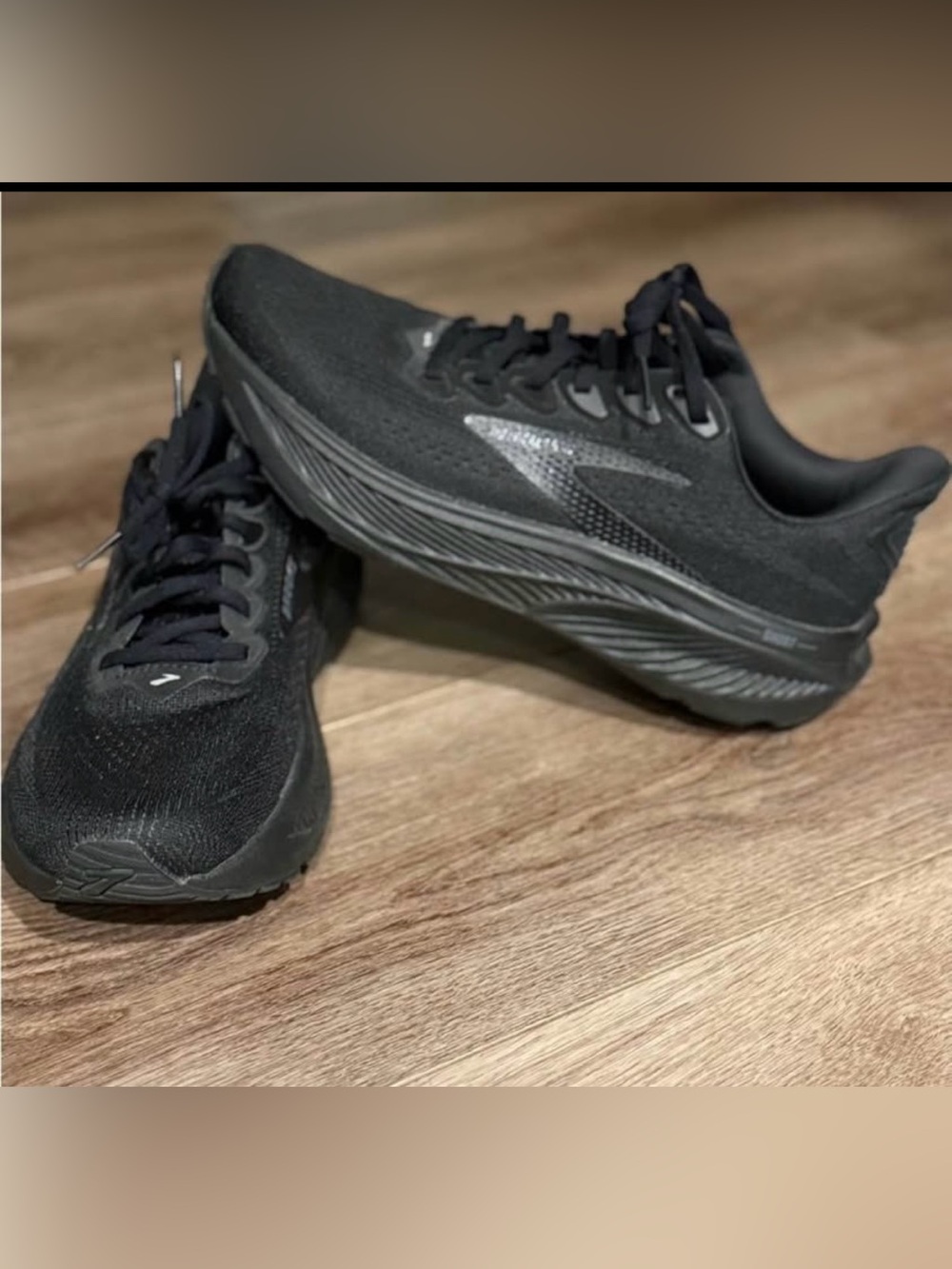 Brooks Men’s All-Black Athletic Running Shoes
